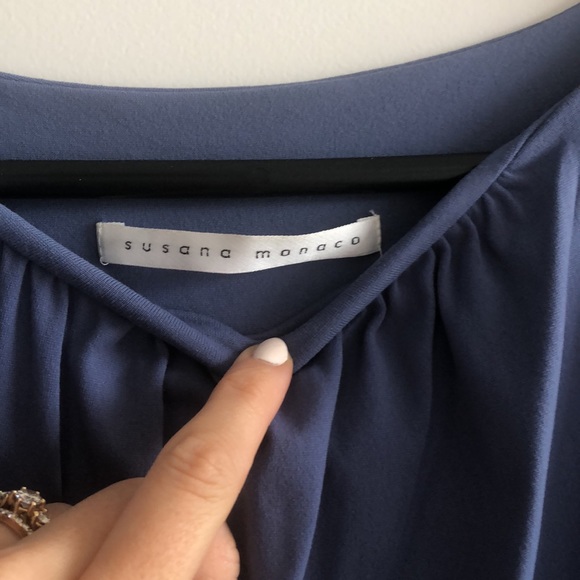 Susana Monaco Blue Dress - Picture 2 of 4